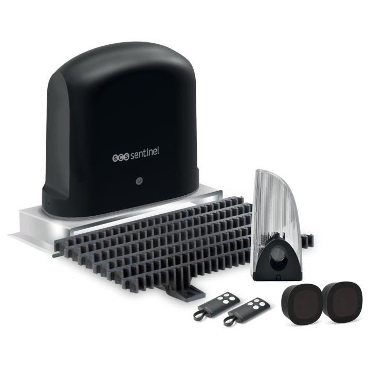 SCS SENTINEL Motorisation connectée a crémailleres pour portail coul