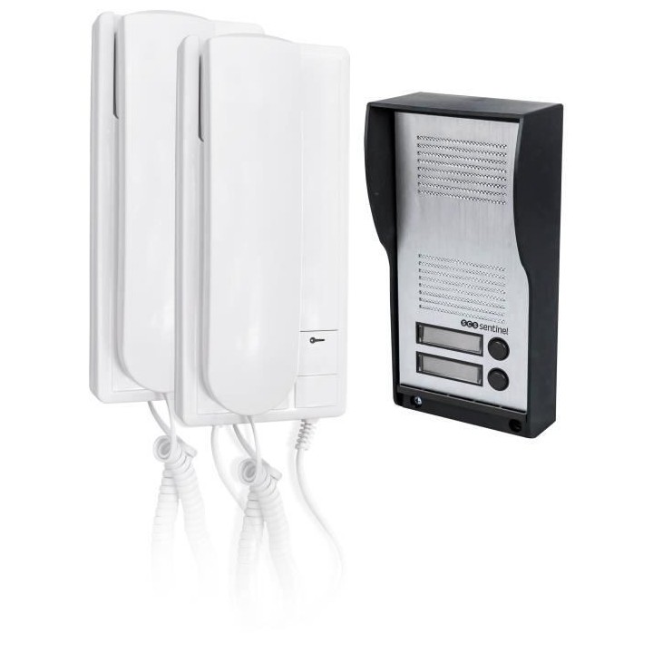 SCS SENTINEL - Interphone audio filaire - 2 logements AudioKit DUO