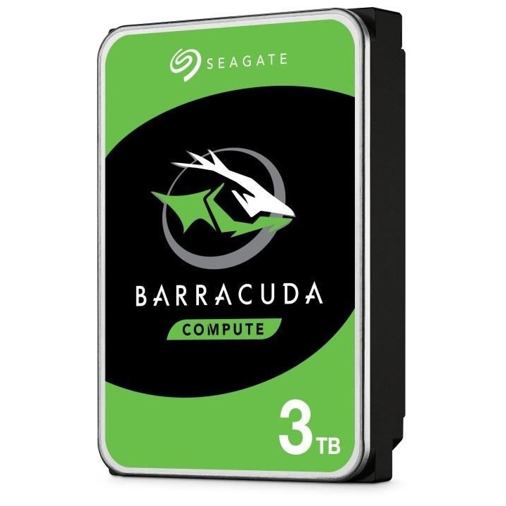 SEAGATE - Disque dur Interne - BarraCuda - 3To - 5 400 tr/min - 3.5