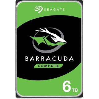 SEAGATE - Disque dur Interne HDD - BarraCuda - 6To - 5 400 tr/min - 3.