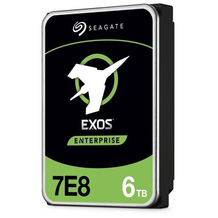 SEAGATE - Disque dur Interne HDD - Exos 7E8 - 6To - 7200 tr/min - 3.5