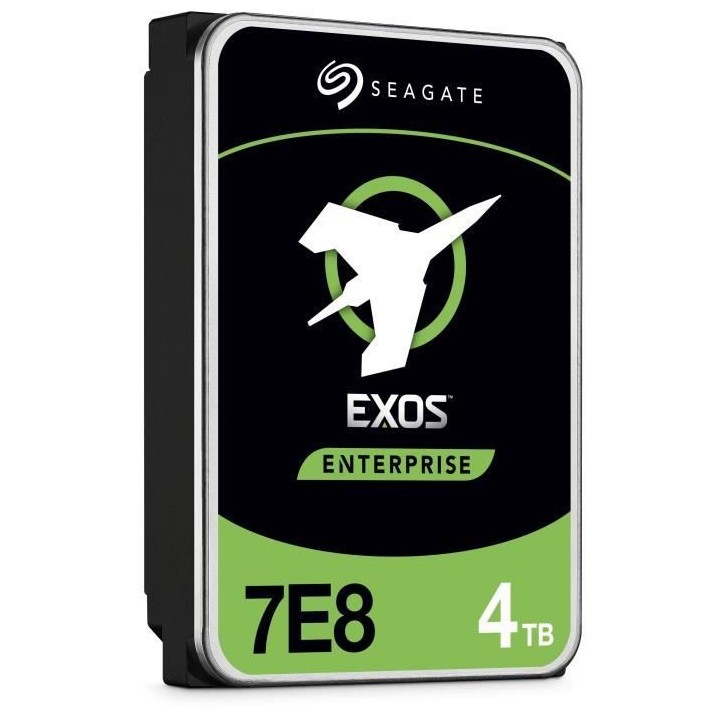 SEAGATE - Disque dur Interne HDD - Exos 7E8 - 4To - 7200 tr/min - 3.5