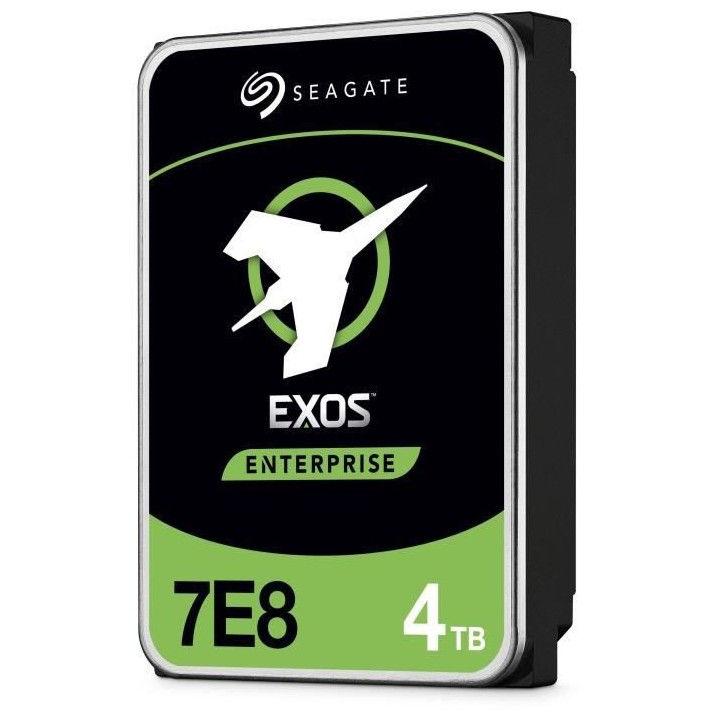 SEAGATE - Disque dur Interne HDD - Exos 7E8 - 4To - 7200 tr/min - 3.5