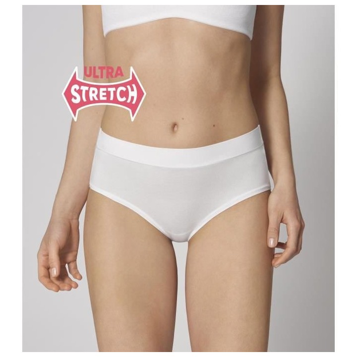 SLOGGI Lot de 2 Culottes Go Allround Taille Unique Blanc Femme