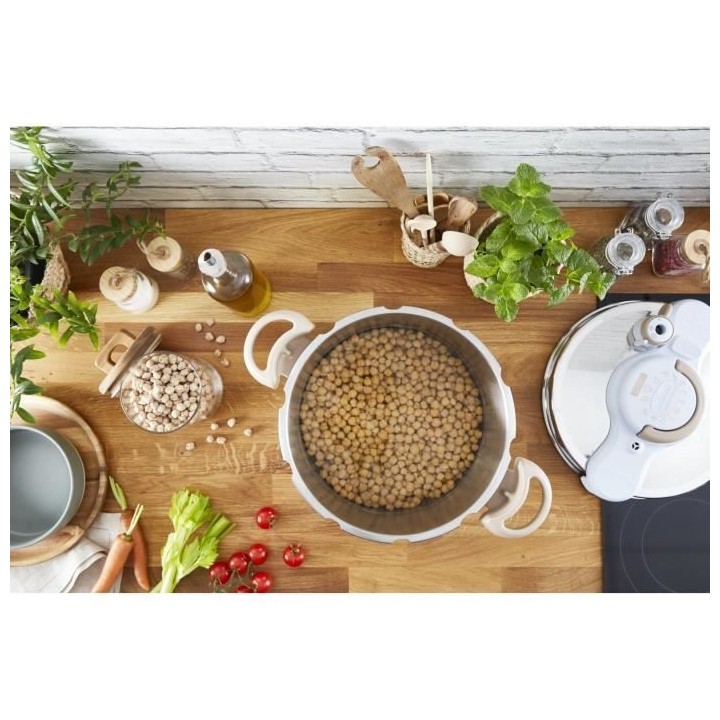 SEB P4624871 Clipso Minut Eco Respect Cocotte-minute 7,5L, Autocuiseur