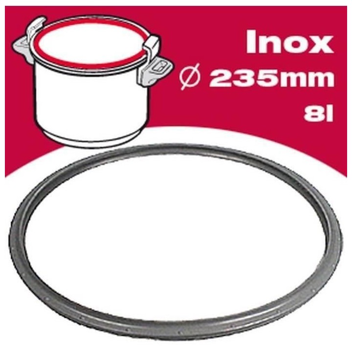 SEB Joint autocuiseur inox 791947 8L Ø23,5cm gris