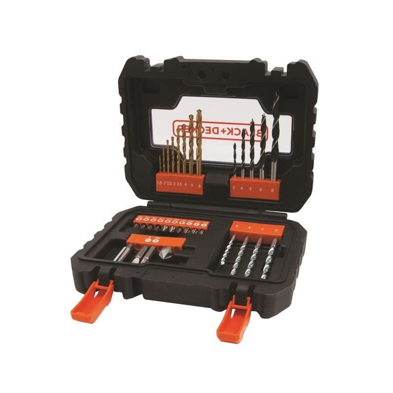 Coffret Vissage Perçage (31 Accessoires) BLACK+DECKER - A7233-XJ