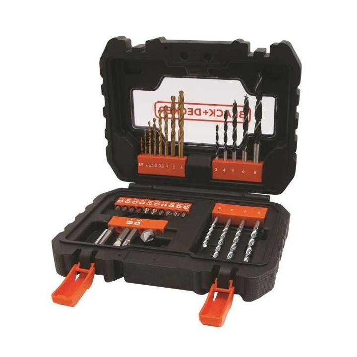 Coffret Vissage Perçage (31 Accessoires) BLACK+DECKER - A7233-XJ