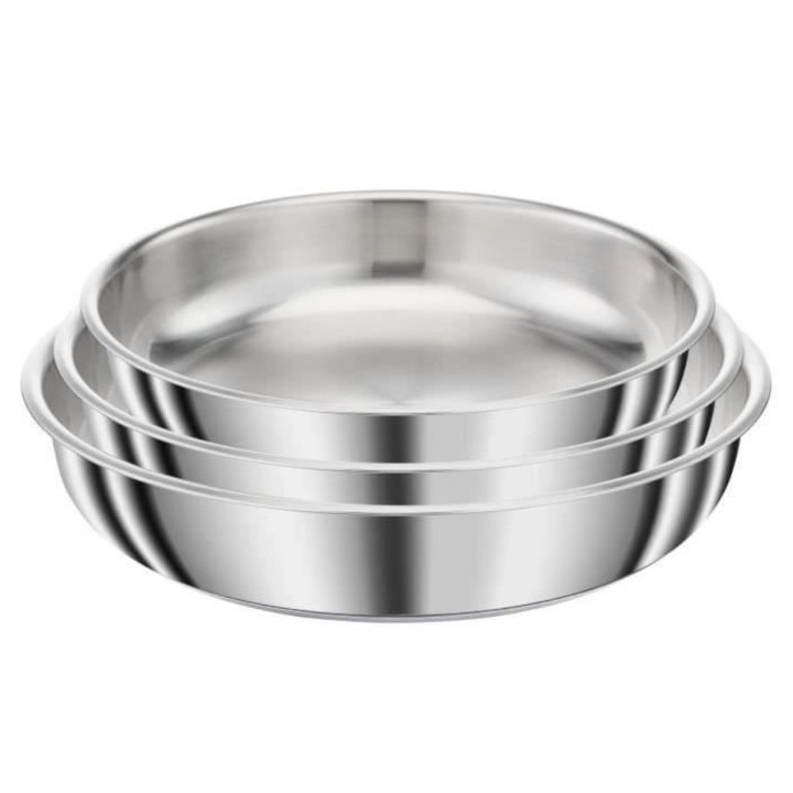 SEB L653S604 Batterie de cuisine 6 pieces COMPACT - Tous feux dont ind