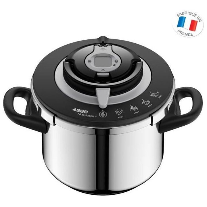 SEB P4221417 Autocuiseur Cocotte-minute NUTRICOOK+ - 8L - Tous feux do