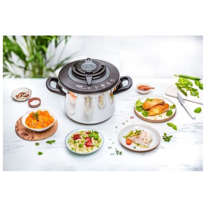 SEB P4221417 Autocuiseur Cocotte-minute NUTRICOOK+ - 8L - Tous feux do
