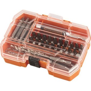 Black & Decker Coffret 45 pieces Accessoires perçage et vissage Foret