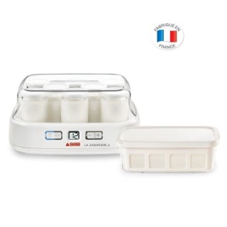 SEB YG500100 Yaourtiere « la Yaourtiere » 2 - 8 pots en verre et 1 b