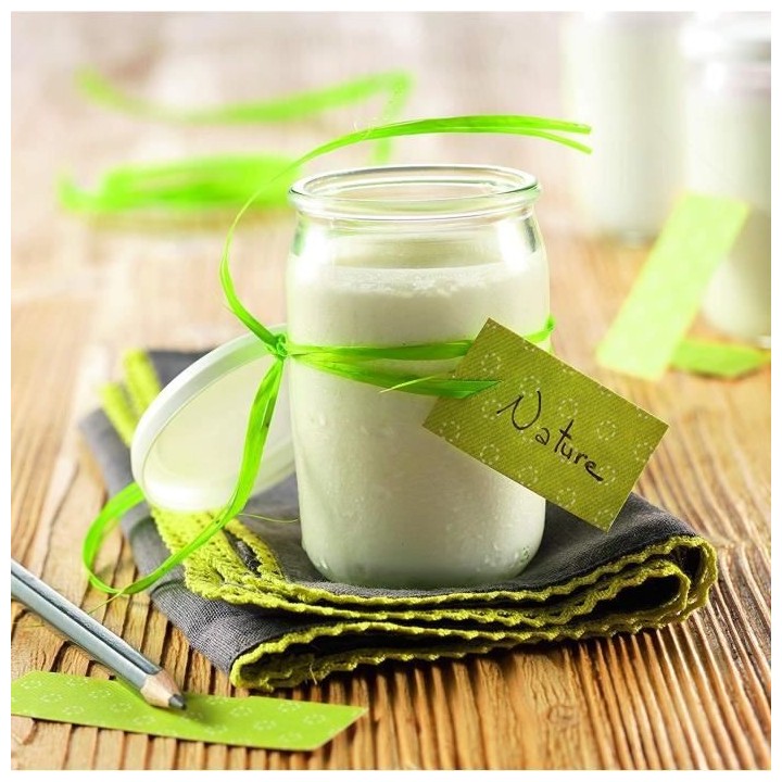 SEB YG500100 Yaourtiere « la Yaourtiere » 2 - 8 pots en verre et 1 b