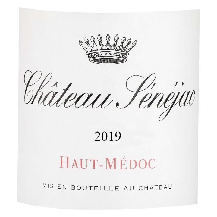 Château Sénéjac 2019 Haut-Médoc - Vin rouge de Bordeaux