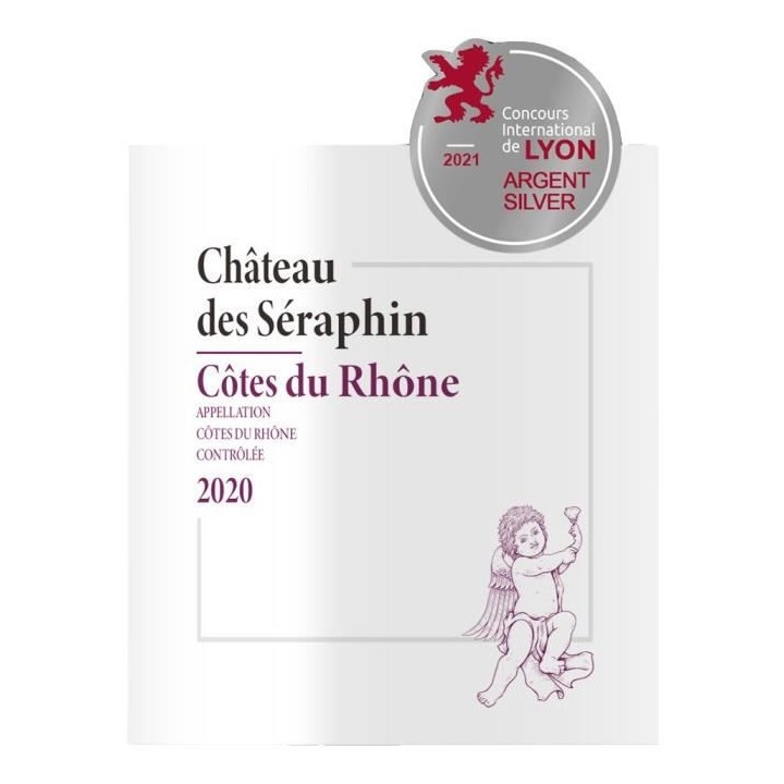 Château des Séraphin 2020 Côtes du Rhône - Vin rouge de la Vallée