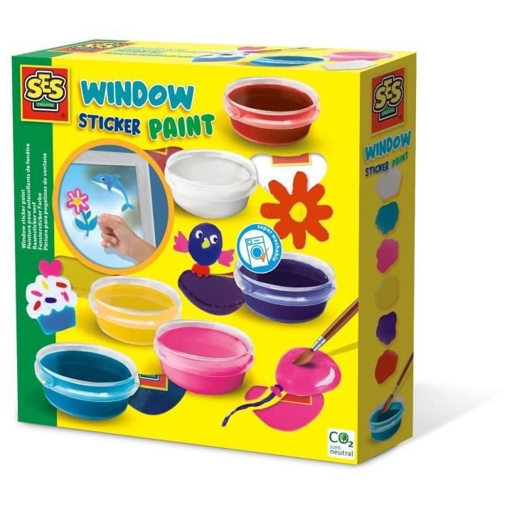 SES CREATIVE - Peinture pour autocollants de fenetre