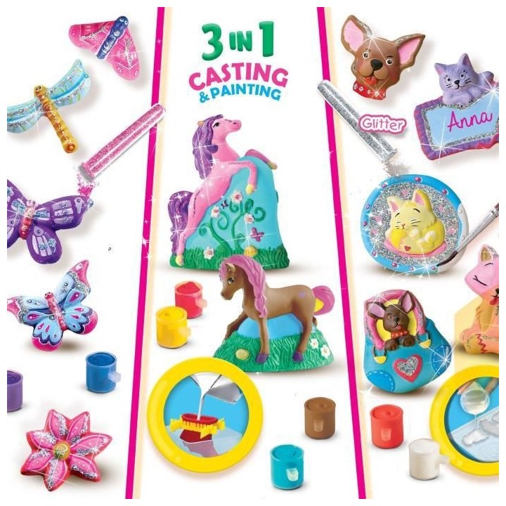 SES CREATIVE - Moulage et peinture - 3 en 1