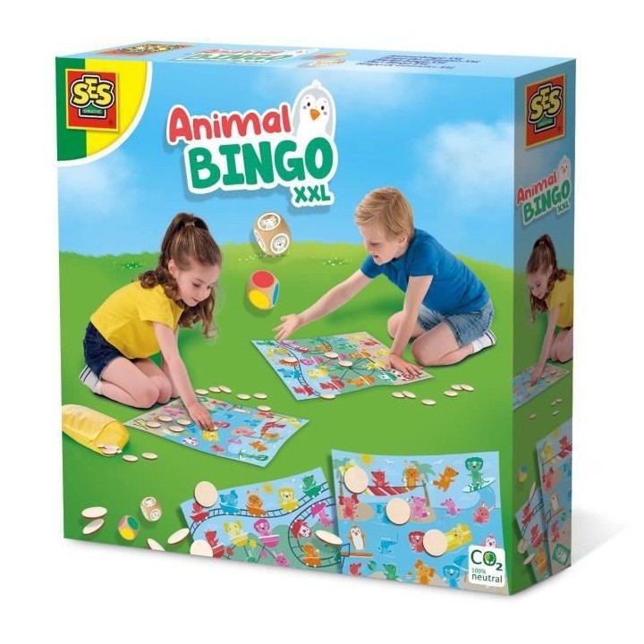 SES CREATIVE - Bingo des animaux XXL