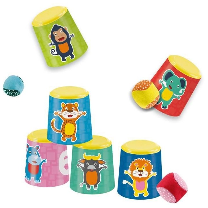 SES CREATIVE - Chamboule-tout et boules de pétanque molles