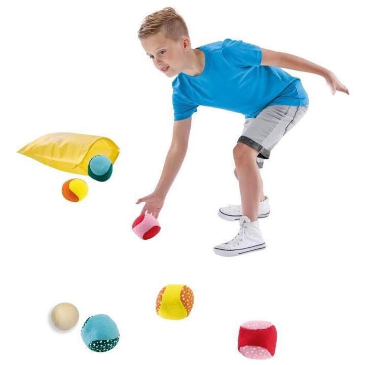 SES CREATIVE - Chamboule-tout et boules de pétanque molles