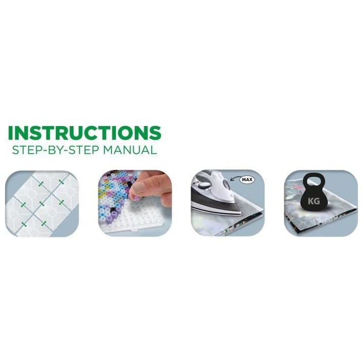 SES CREATIVE - Beedz Art - Hex tiles safari