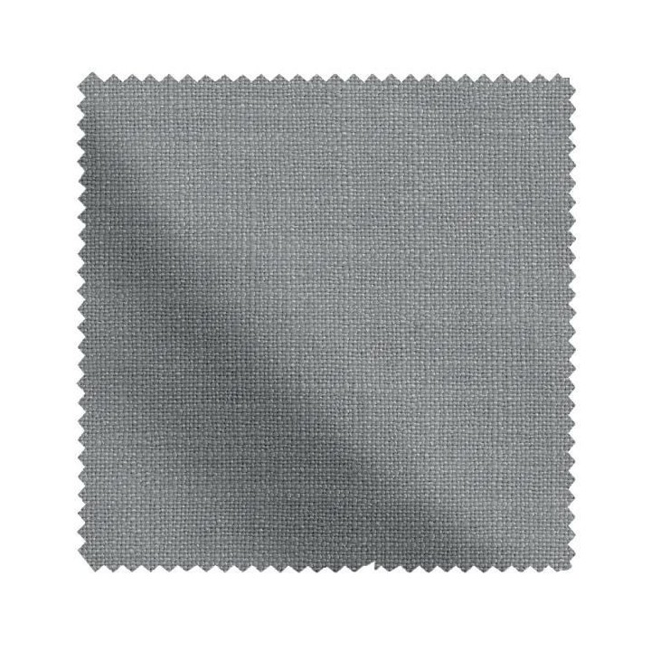 Tete de lit CALUA - Chene massif - Tissu Gris - 165x120 cm