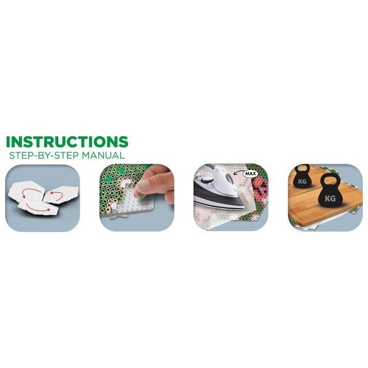 SES CREATIVE - Beedz Art - Hex tiles zen