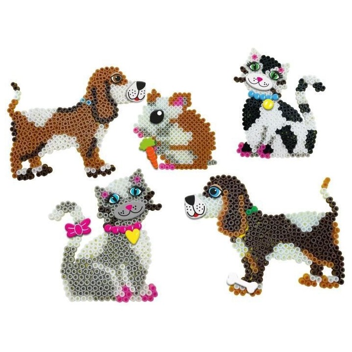 SES CREATIVE - 06264 - Perles a repasser - Animaux domestiques