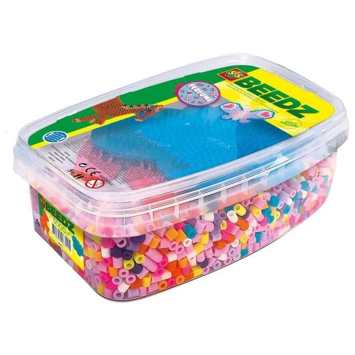 SES CREATIVE - Mélange parfumé de 5000 perles a repasser Chevaux et