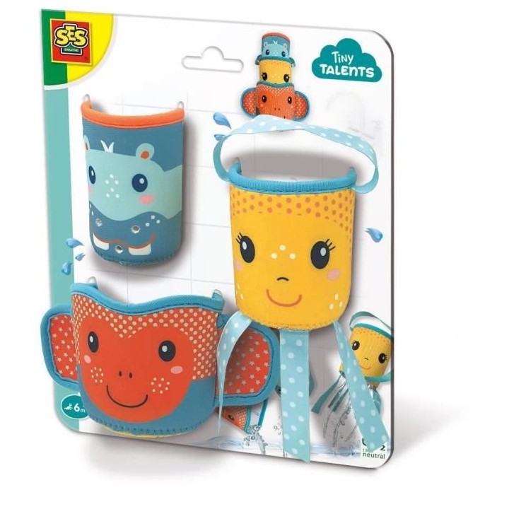 SES CREATIVE - Gobelets pour le bain en Néoprene