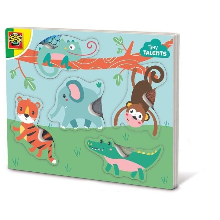 SES CREATIVE - Puzzle sensoriel animal