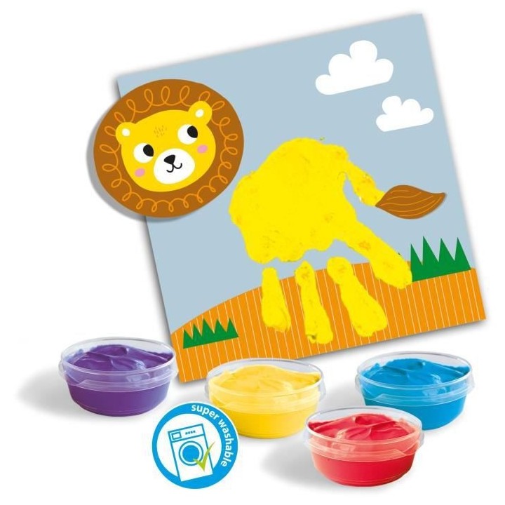 SES CREATIVE - My first - Animaux a peindre a la main et au doigt