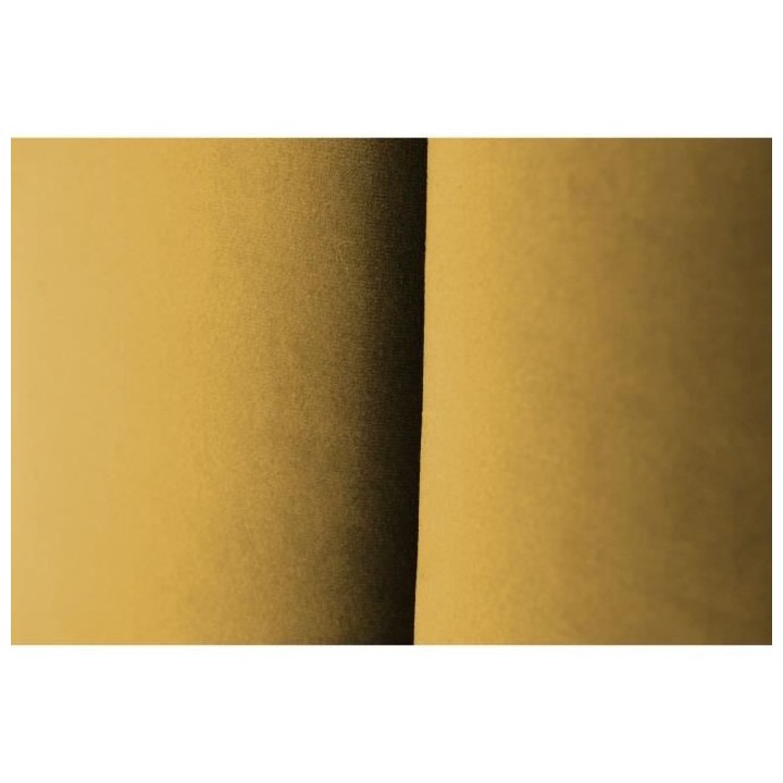 Tete de lit BEDY - Velours Moutarde - 110x160 cm