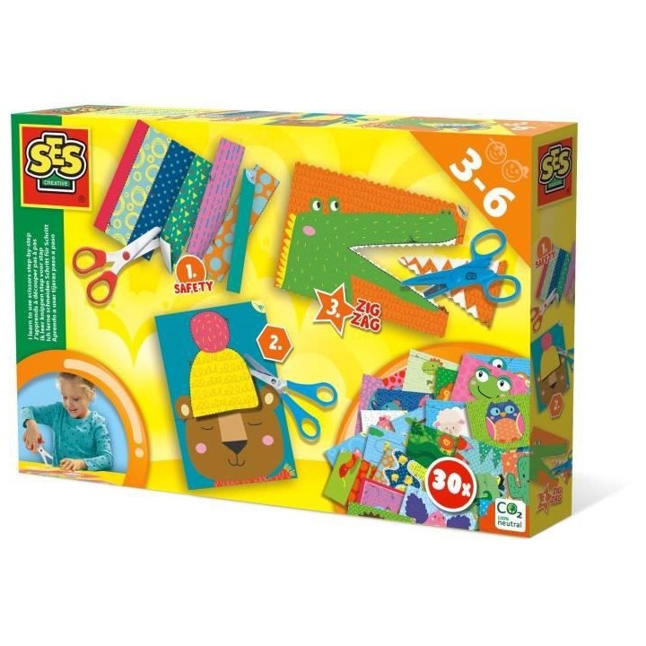 SES CREATIVE - J'apprends a découper pas a pas
