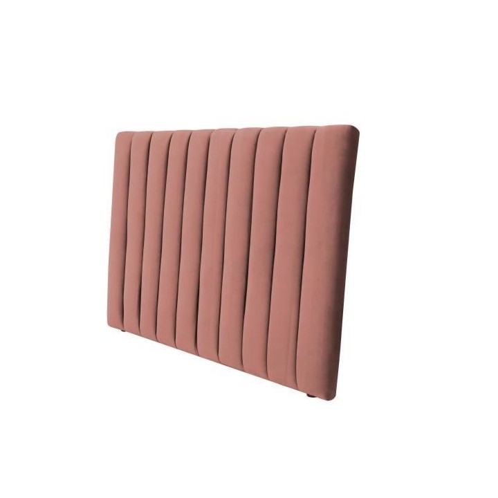 Tete de lit BEDY - Velours Rose - 110x160 cm