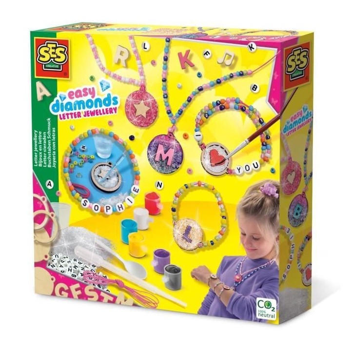 SES CREATIVE - Easy diamonds - Bijoux en lettre