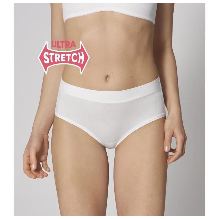 SLOGGI Lot de 2 Culottes Go Allround Taille Unique Blanc Femme