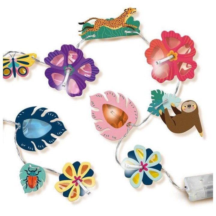 SES CREATIVE - Guirlande lumineuse de la jungle