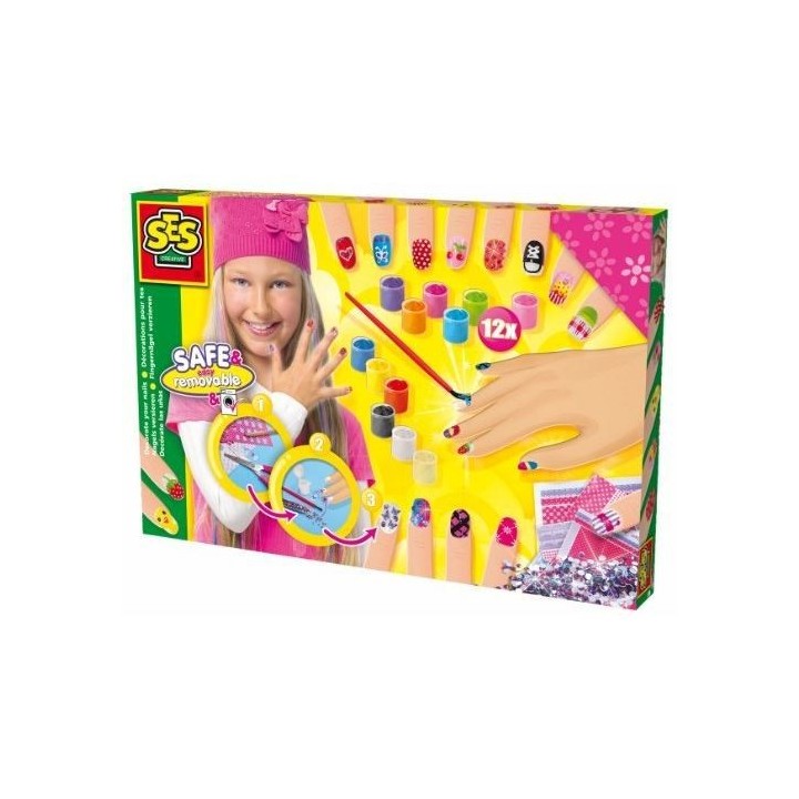 SES CREATIVE Kit de décorations pour ongles