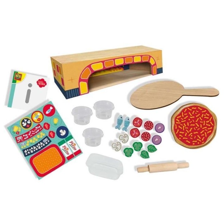 SES CREATIVE - Kit de jeu four a pizza