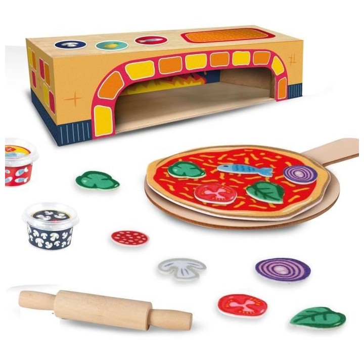 SES CREATIVE - Kit de jeu four a pizza