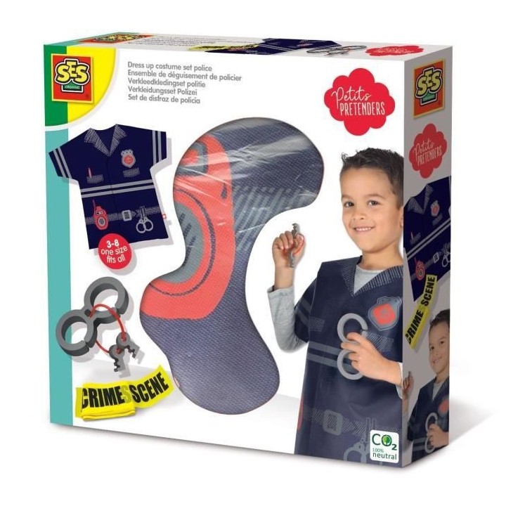 SES CREATIVE - Ensemble de déguisement de policier