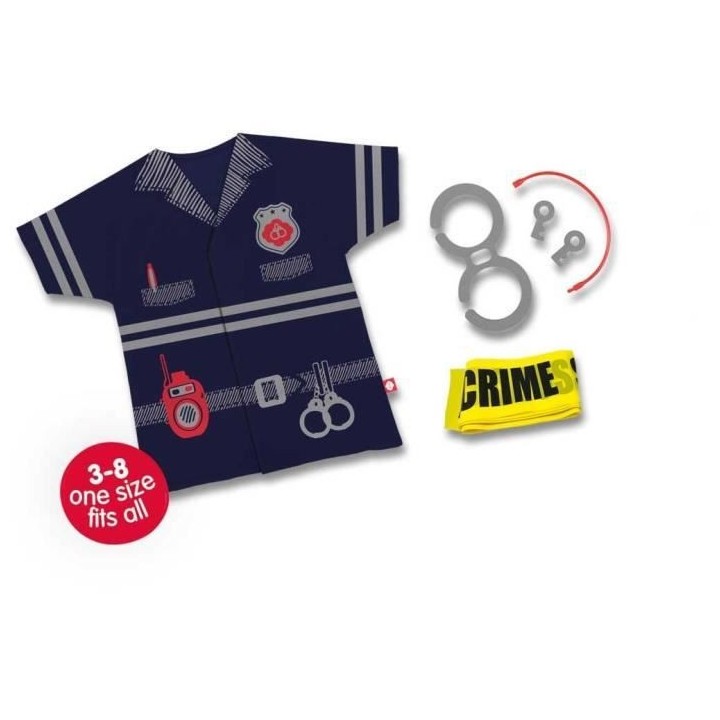 SES CREATIVE - Ensemble de déguisement de policier