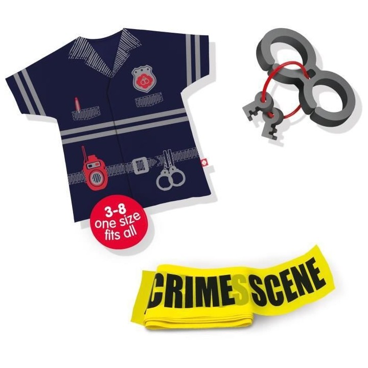 SES CREATIVE - Ensemble de déguisement de policier