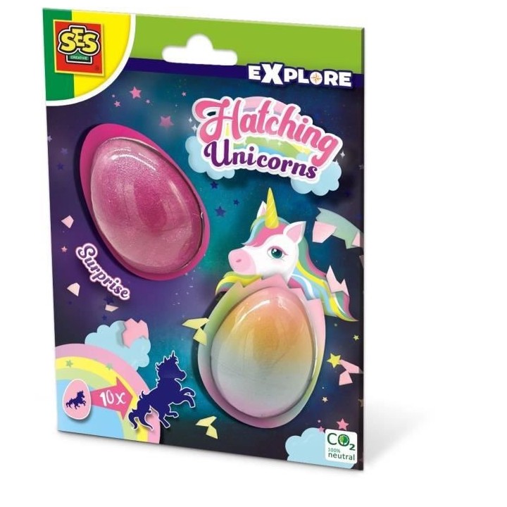 SES CREATIVE - Licornes pretes a éclore - 2 oeufs surprise