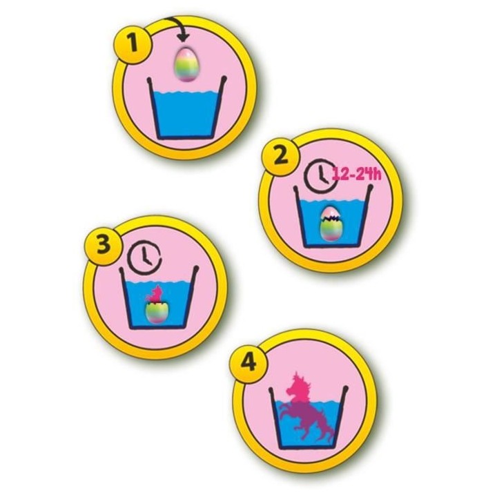 SES CREATIVE - Licornes pretes a éclore - 2 oeufs surprise