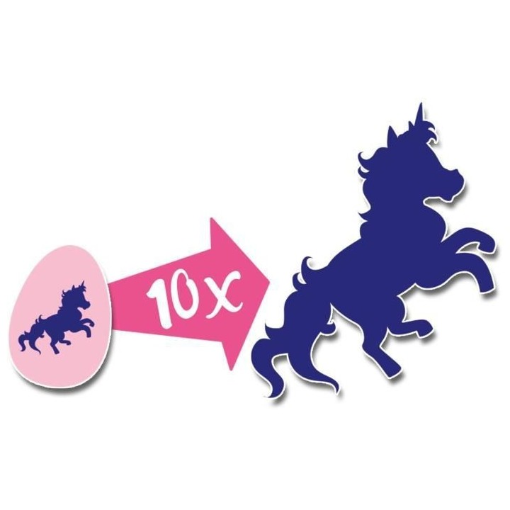 SES CREATIVE - Licornes pretes a éclore - 2 oeufs surprise