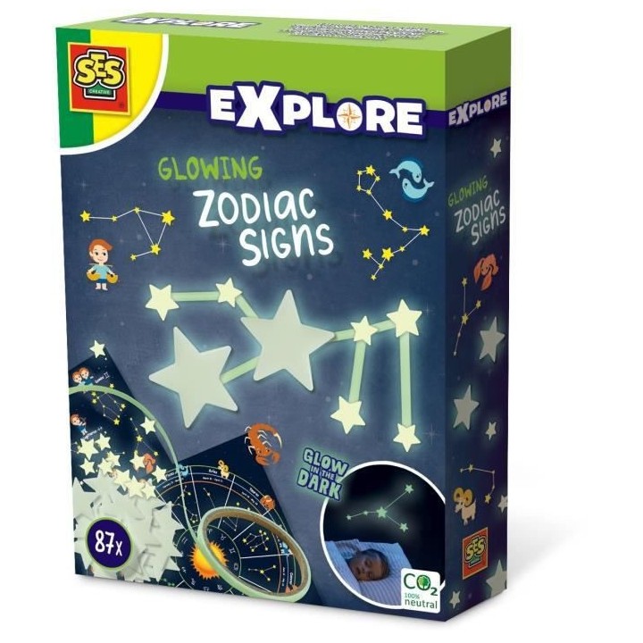SES CREATIVE - Signes du zodiaque brillants