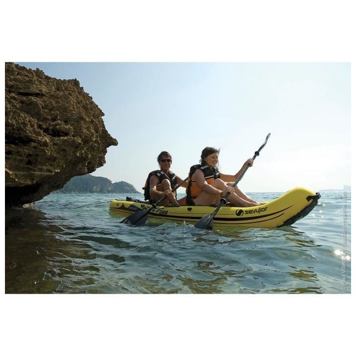 SEVYLOR Sit on top Explorer Reef 300 - 2 personnes jauune avec sac
